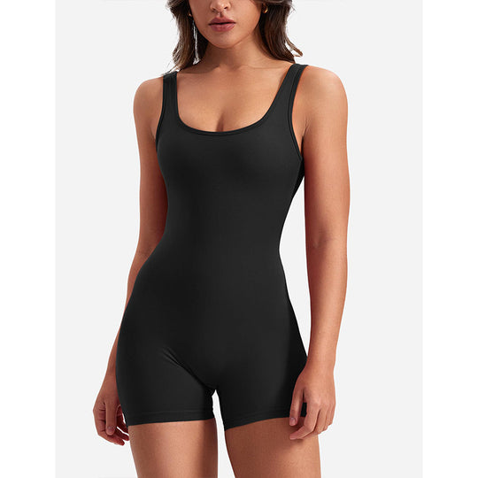 Damen Eleganter und figurbetonter Sport-Jumpsuit EB