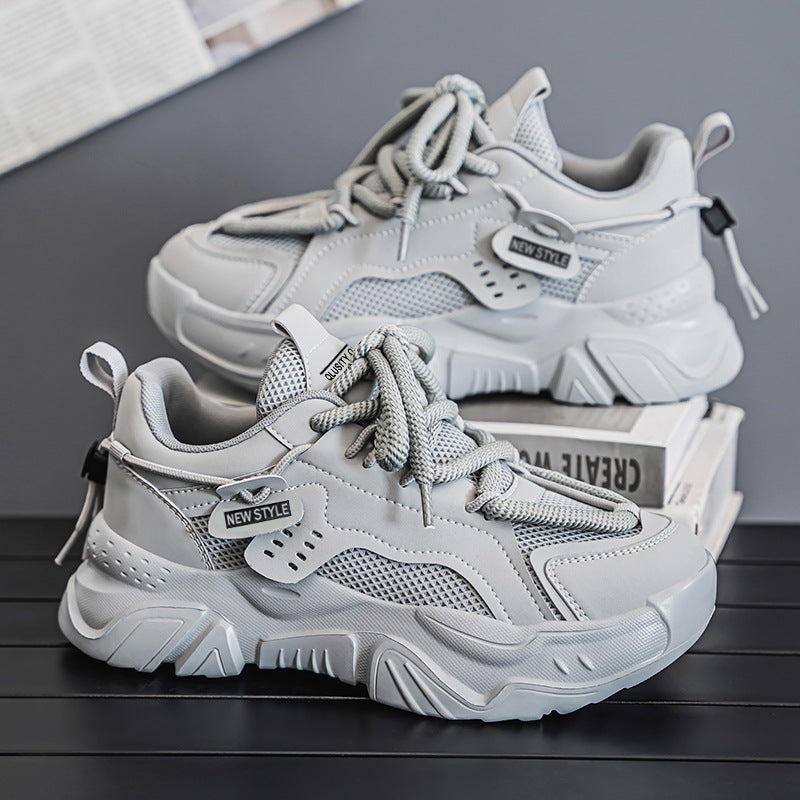 Damen Sportliche Stadt Sneakers mit atmungsaktiver Netzstruktur EB