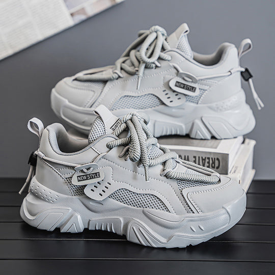 Damen Sportliche Stadt Sneakers mit atmungsaktiver Netzstruktur EB