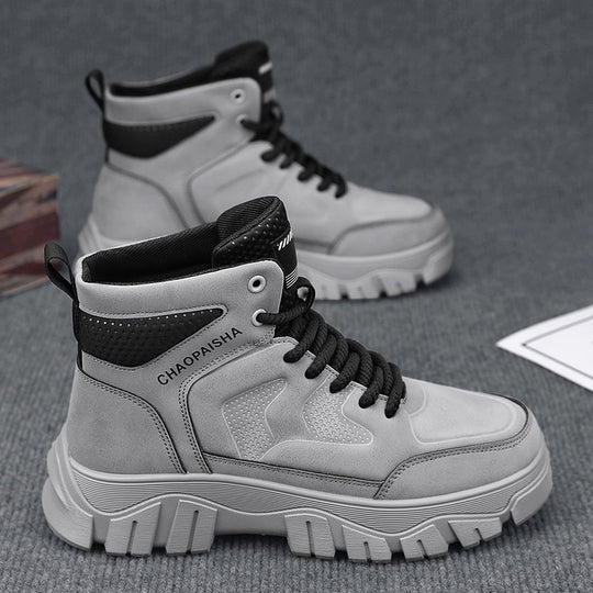 Damen Outdoor High-Top Sneakers mit rutschfester Sohle und atmungsaktivem Obermaterial EB