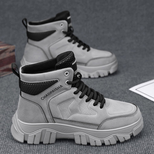 Damen Outdoor High-Top Sneakers mit rutschfester Sohle und atmungsaktivem Obermaterial EB