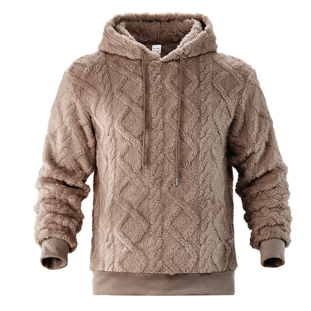 Damen Kuscheliger Fleece-Hoodie mit strukturiertem Design EB
