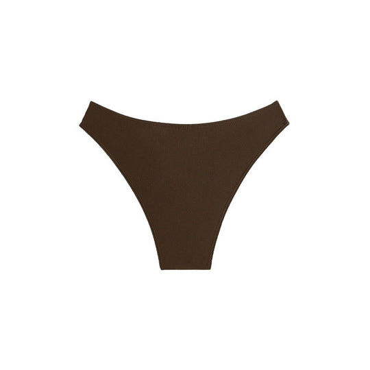 Damen Hochgeschnittene Bikini-Hose mit Perlendetail EB
