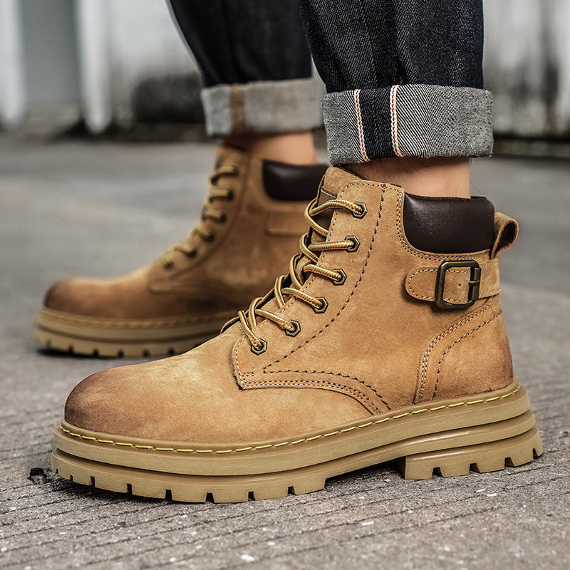 Damen Robuste Schnürboots mit rutschfester Profilsohle und hochwertigem Obermaterial EB
