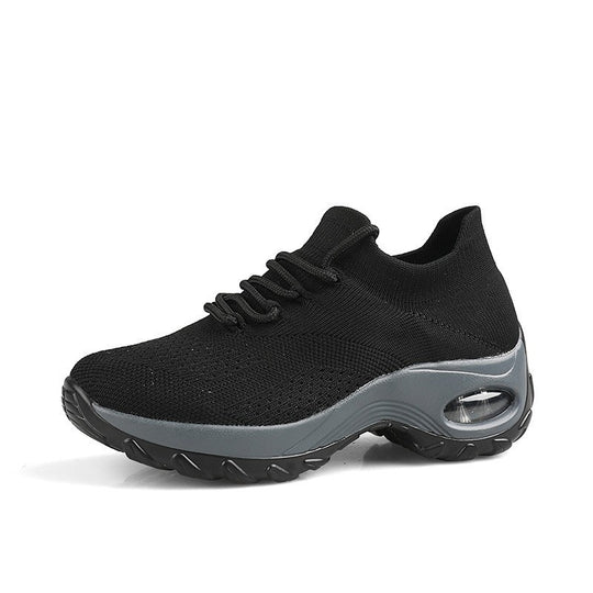 Damen Atmungsaktive Komfort Sneakers mit elastischem Obermaterial EB