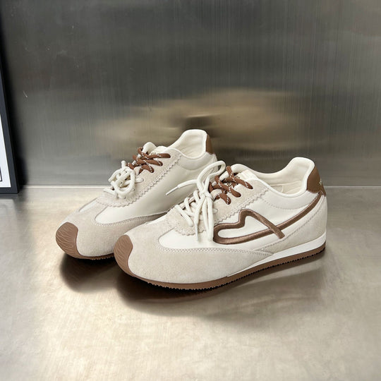 Damen sportliche Sneaker mit hochwertiger Verarbeitung und rutschfester Sohle EB