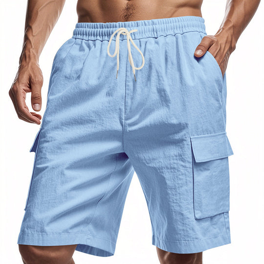 Herren Cargo-Shorts mit praktischen Seitentaschen und verstellbarem Kordelzug EB