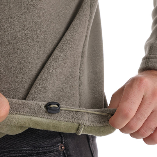 Herren Mikrofleece Pullover mit halbem Reißverschluss EB