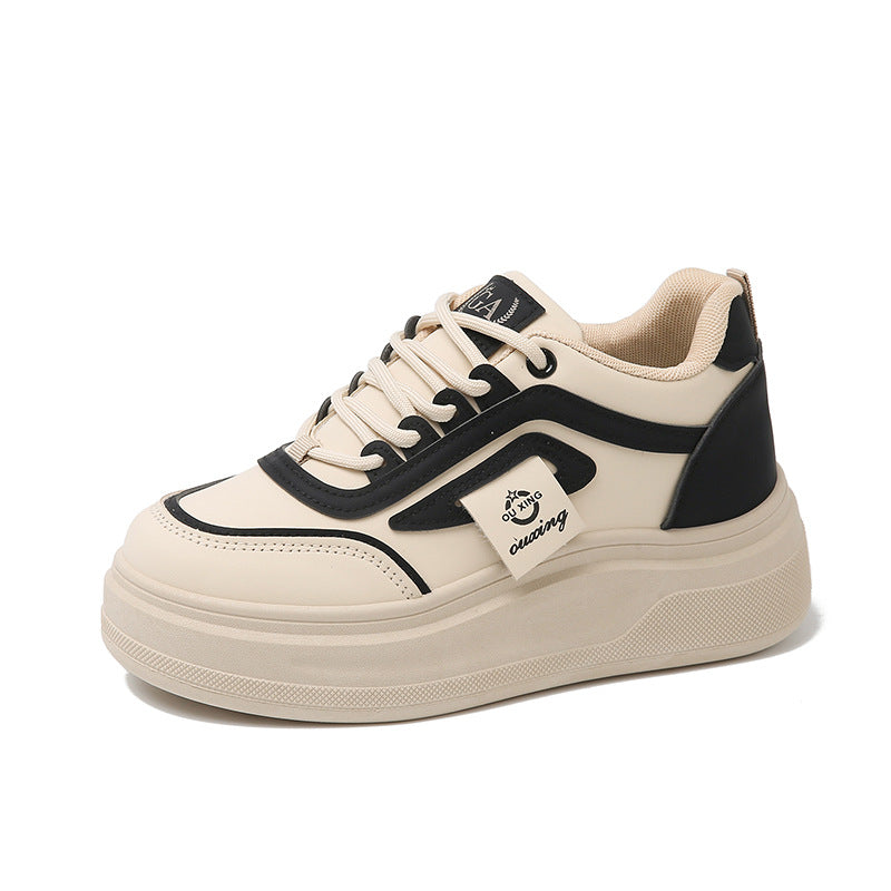 Damen Sportliche Sneakers mit modischem Plateau-Design EB