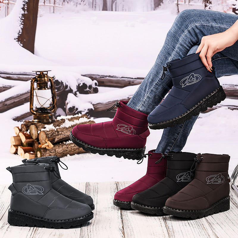 Damen Wärmende Winterboots mit rutschfester Sohle und praktischem Schnürsystem EB