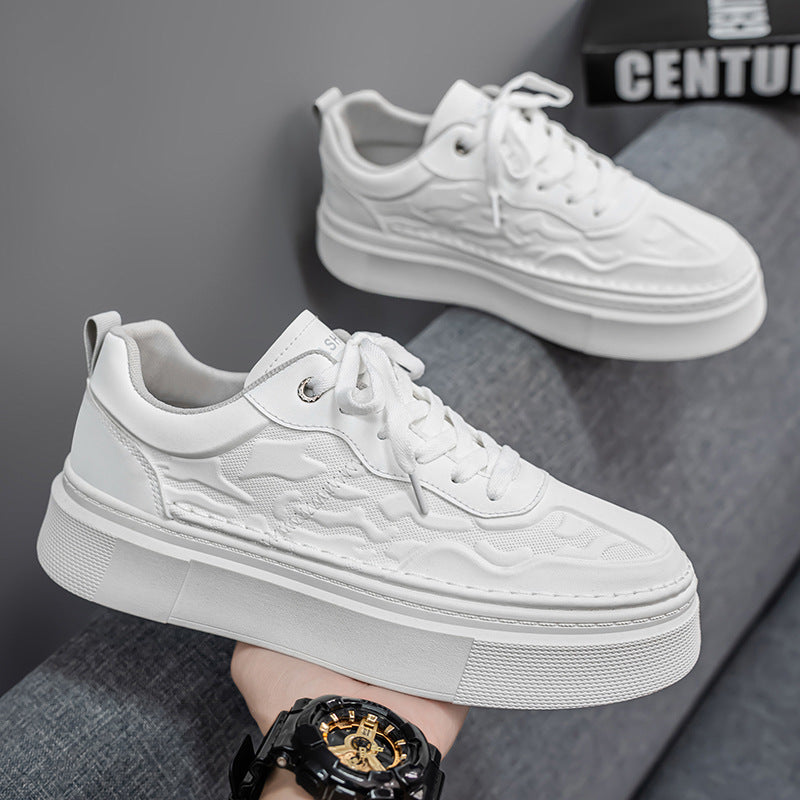 Damen Sneakers mit extravaganter Plateausohle und stilvollem Obermaterial EB
