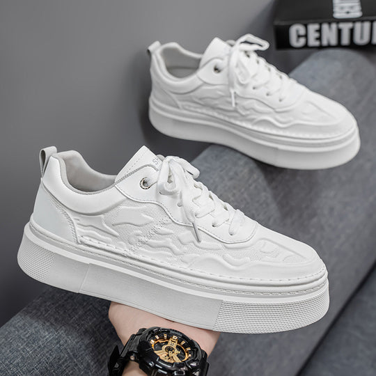 Damen Sneakers mit extravaganter Plateausohle und stilvollem Obermaterial EB