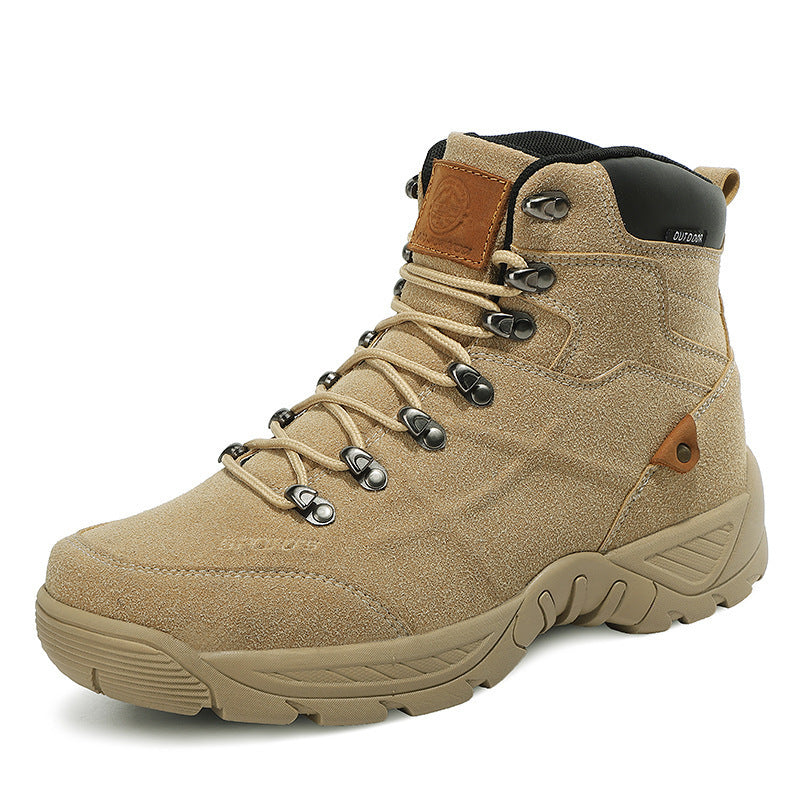 Damen Outdoor-Wanderschuhe mit hohem Schaft und rutschfester Profilsohle EB