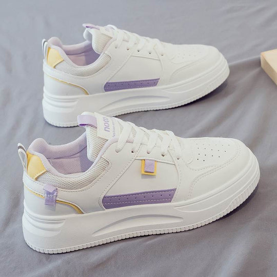 Damen Sportliche Sneaker mit modischem Design und dicker Laufsohle EB