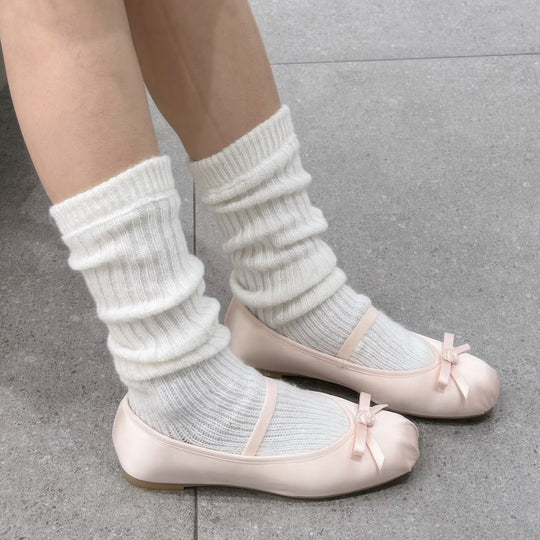 Damen Ballerinas mit dekorativem Schleifen-Design EB