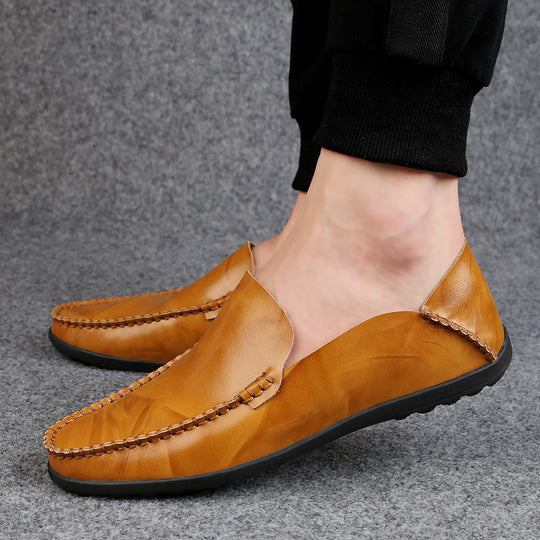 Damen Modische Mokassins aus hochwertigem Leder mit ergonomischer Passform EB