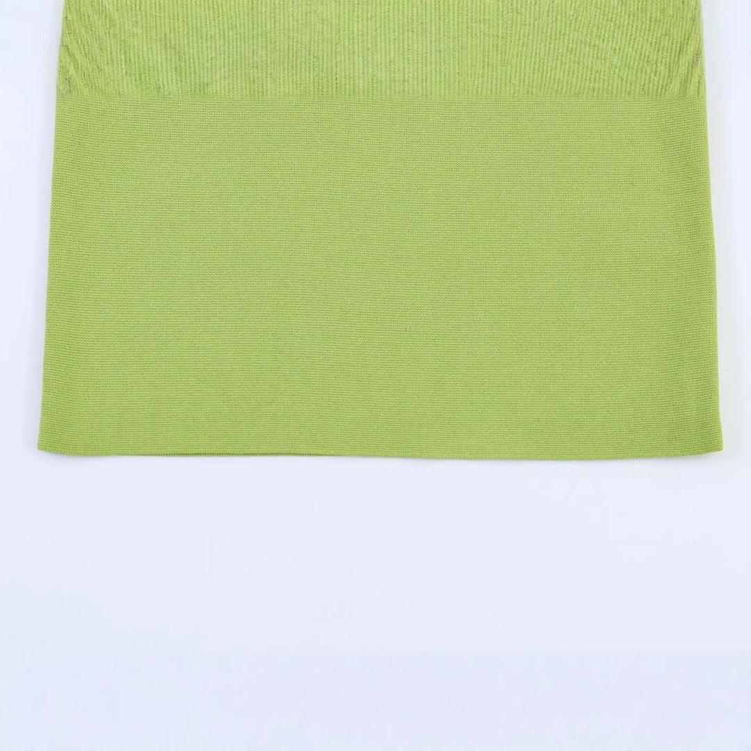 Damen Minikleid mit raffinierten Rüschendetails und schickem Halterneck EB