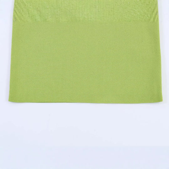 Damen Minikleid mit raffinierten Rüschendetails und schickem Halterneck EB