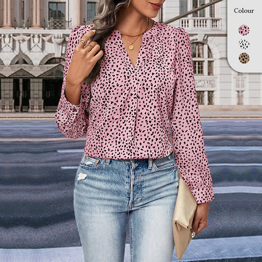 Damen elegantes und vielseitiges Blusenshirt EB