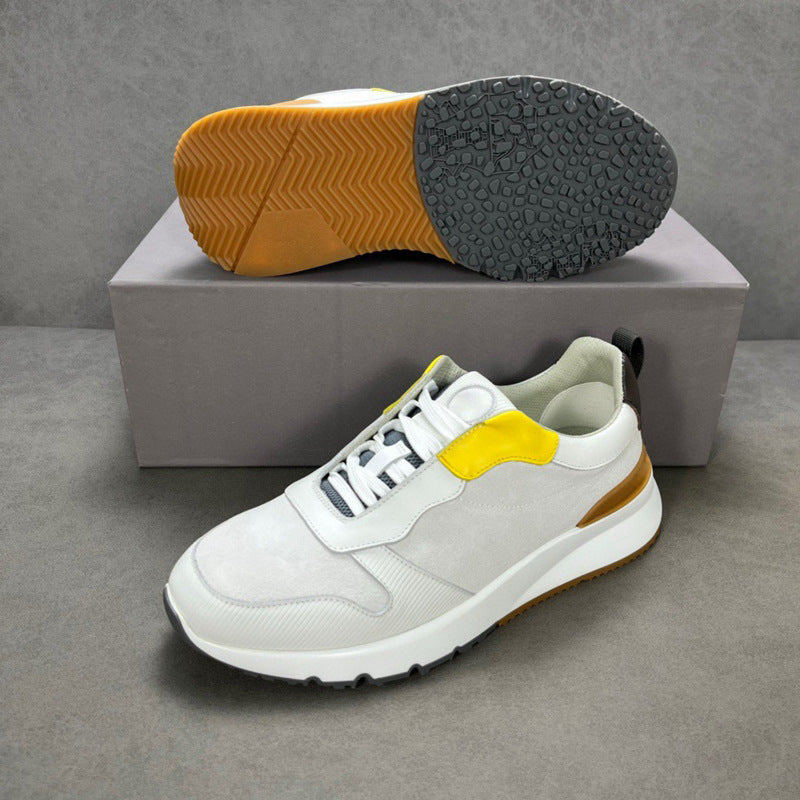 Damen Sportliche Sneakers mit atmungsaktiver Netzstruktur und dämpfender Laufsohle EB