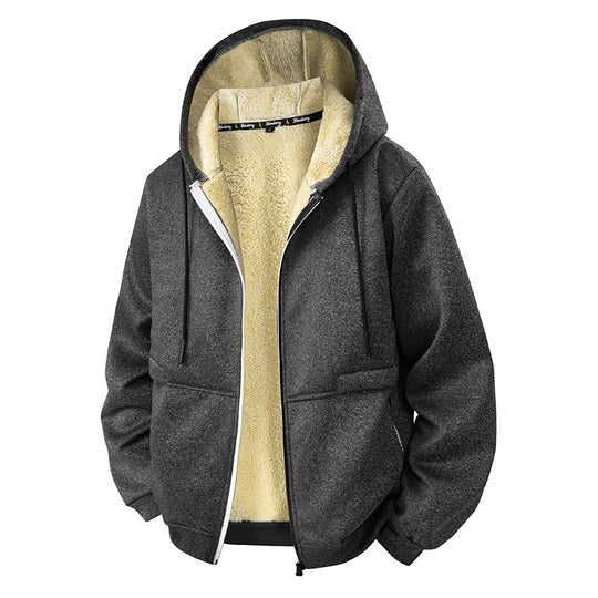 Herren warme Fleecejacke mit funktionalem Schnitt EB