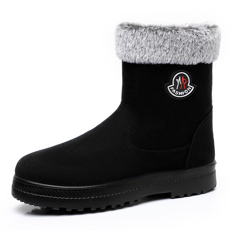 Damen Modische Winterboots mit kuscheligem Innenfutter und rutschfester Sohle EB