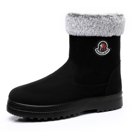 Damen Modische Winterboots mit kuscheligem Innenfutter und rutschfester Sohle EB