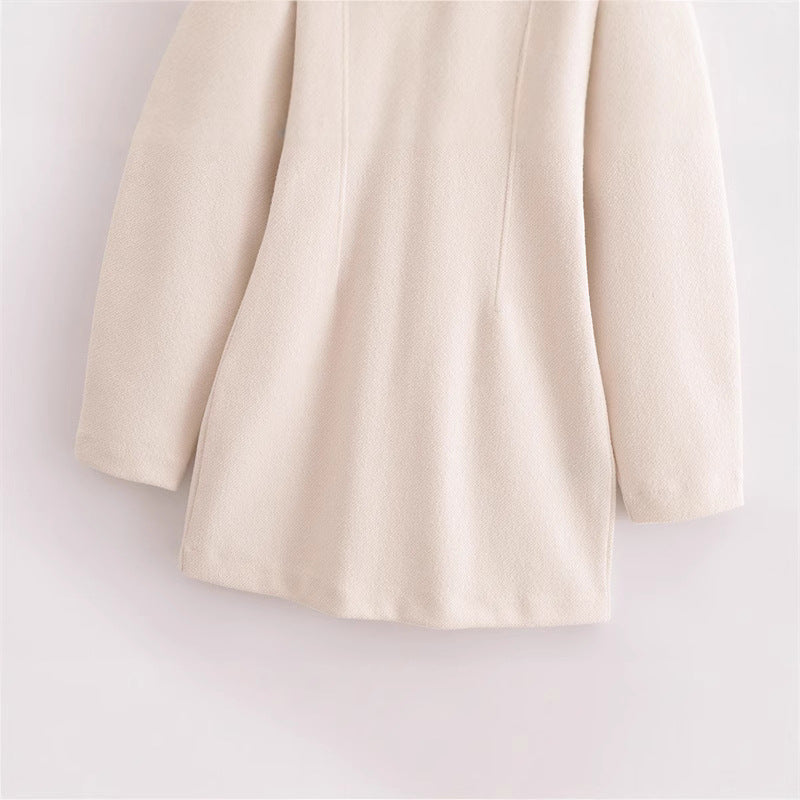 Damen Teddyfell Kleid EB