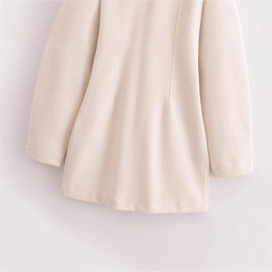 Damen Teddyfell Kleid EB
