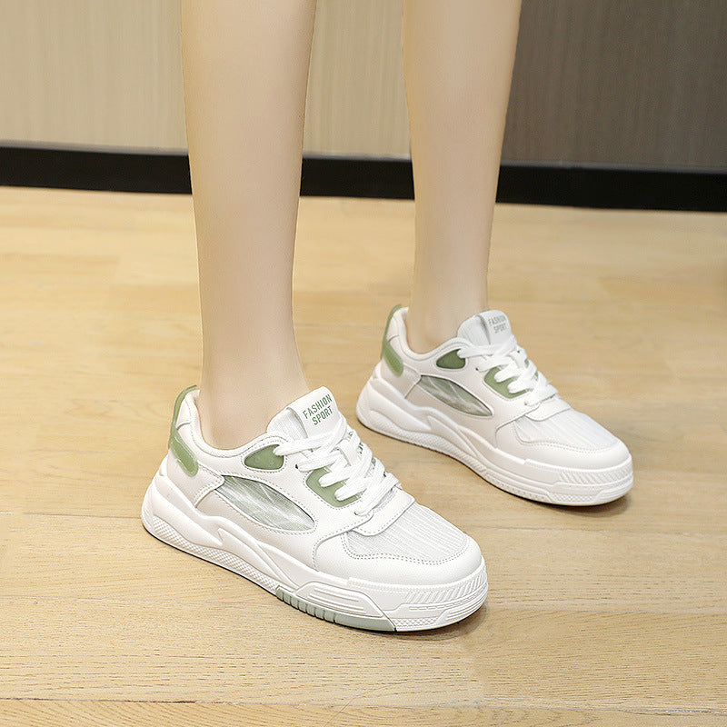 Damen Sportliche Sneakers mit atmungsaktiver Mesh-Oberfläche und stabiler Dämpfung EB