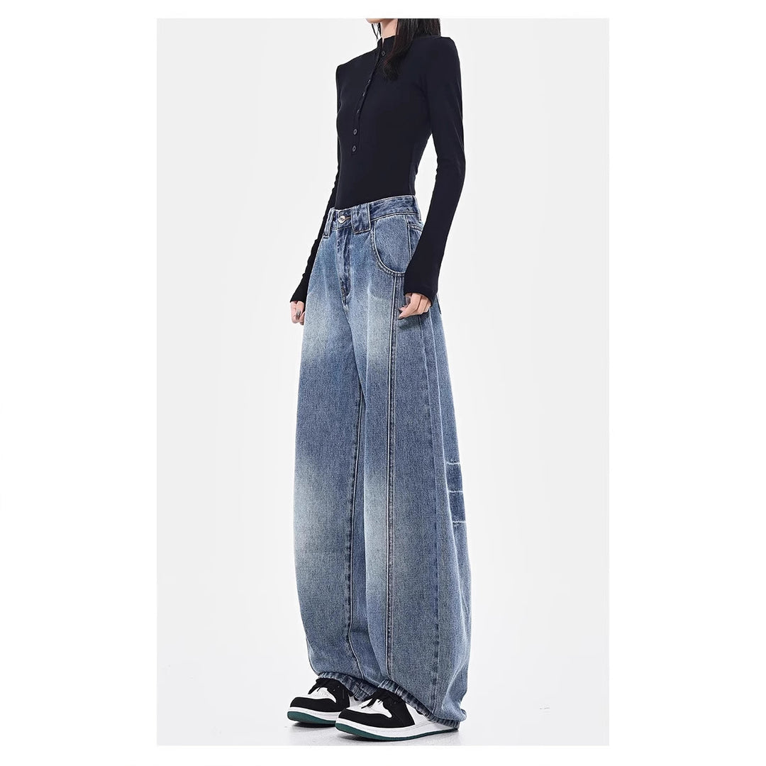 Damen Oversize Jeanshose EB
