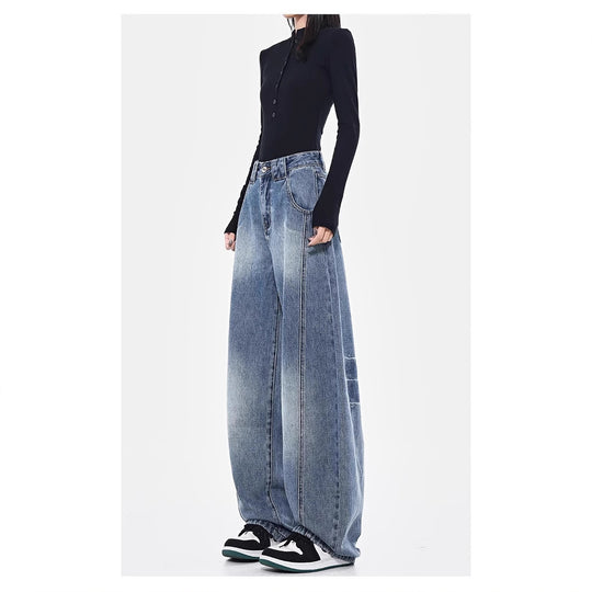 Damen Oversize Jeanshose EB