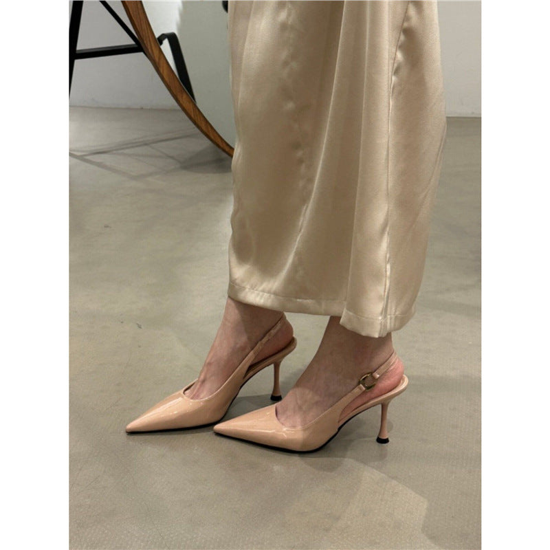 Damen Slingback Stiletto-Pumps mit elegantem Riemchen EB