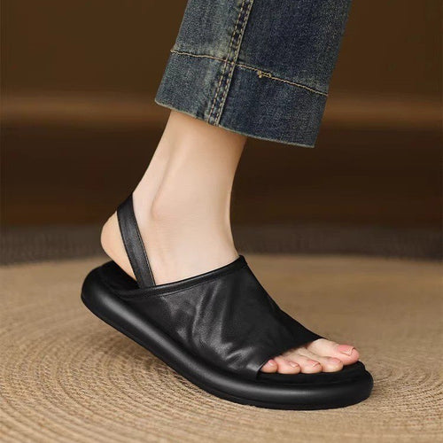 Damen offene Clogs mit elegantem Design und komfortablem Fußbett EB