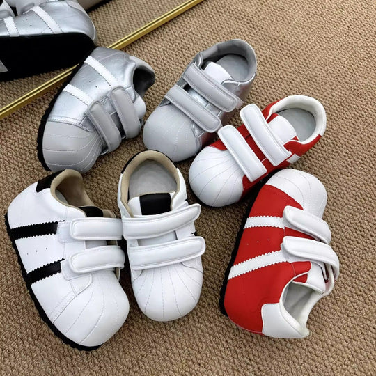 Damen Sportliche Sneaker mit verstellbarem Klettverschluss und gepolsterter Innensohle EB
