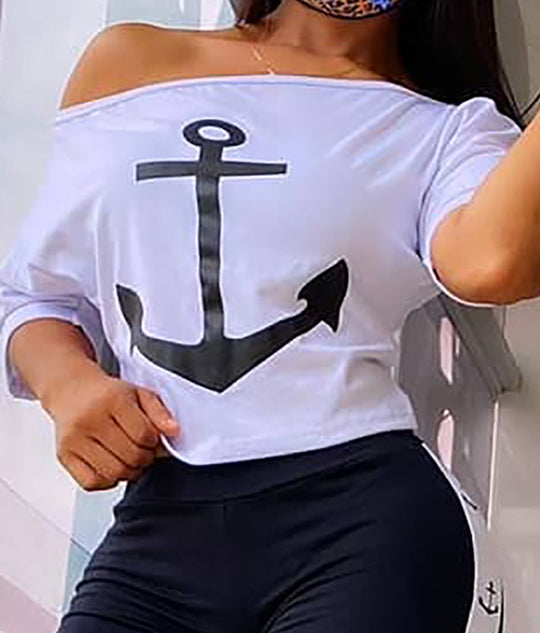 Damen Leggings und lässiges Oberteil Set EB