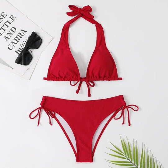 Damen Triangel-Bikini mit verstellbaren Trägern EB
