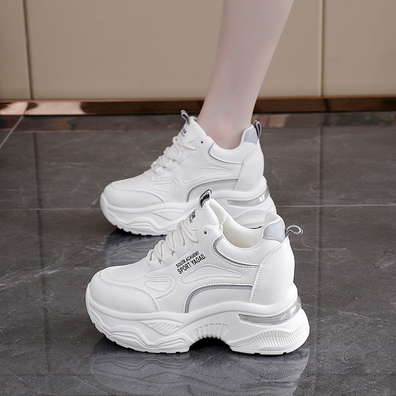 Damen Sportliche Sneakers mit Cushioned Dämpfung und rutschfester Sohle EB