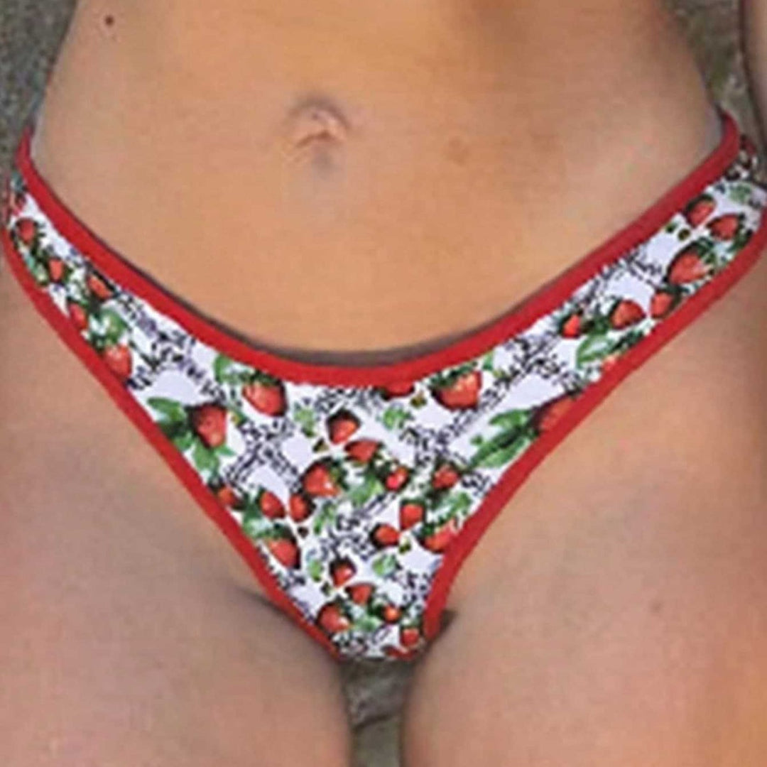 Damen Triangel-Bikini mit Rüschendetails EB