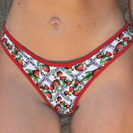 Damen Triangel-Bikini mit Rüschendetails EB