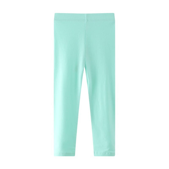 Mädchen Leggings aus elastischem Jersey-Material EB