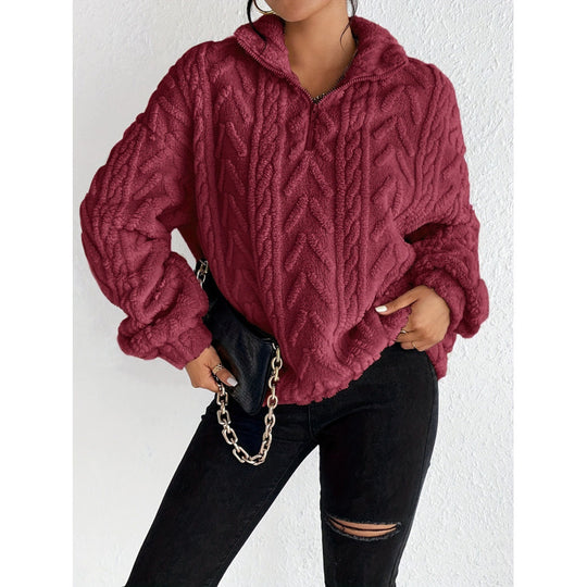 Damen Kuscheliger Kapuzenpullover EB