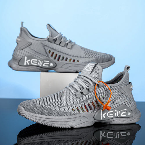 Damen Atmungsaktive Freizeit Sneakers mit elastischen Schnürsystem EB