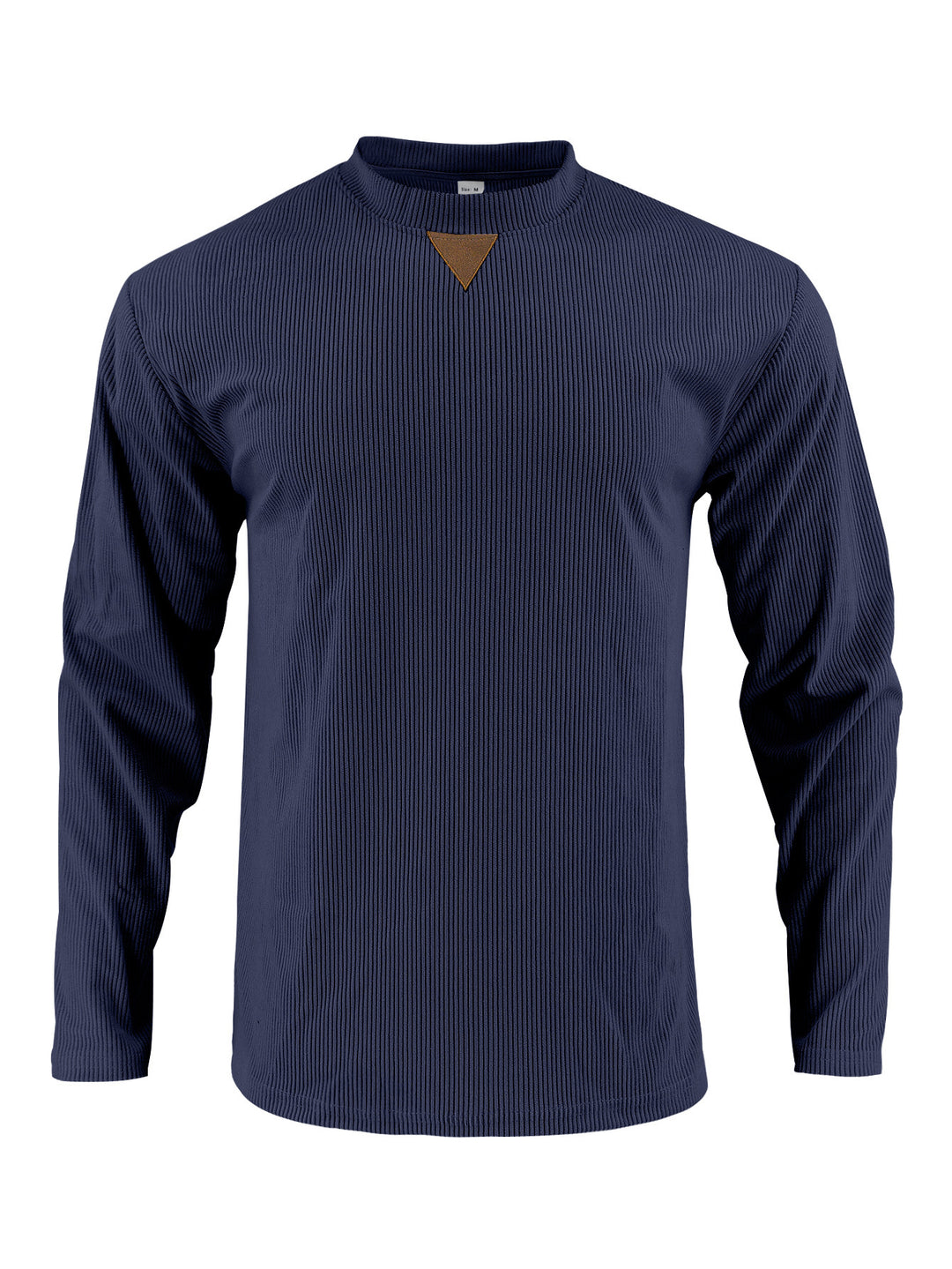 Herren Langarmshirt mit strukturiertem Rippdesign EB