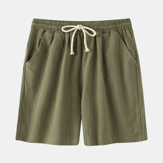 Herren Bermuda-Shorts mit elastischem Bund und seitlichen Taschen EB