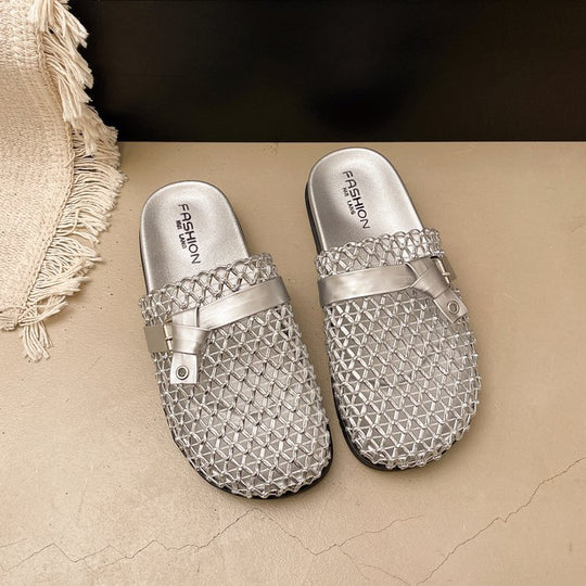 Damen moderne Slipper mit innovativem Waben-Design EB