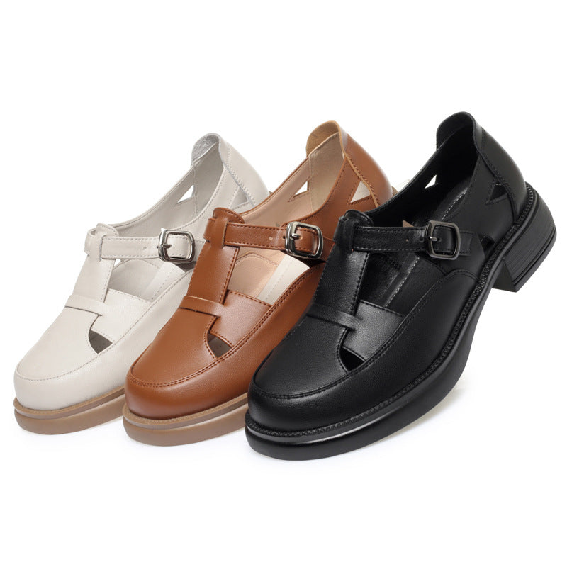 Damen Komfortable Schnürsandalen mit modischem Riemendesign EB