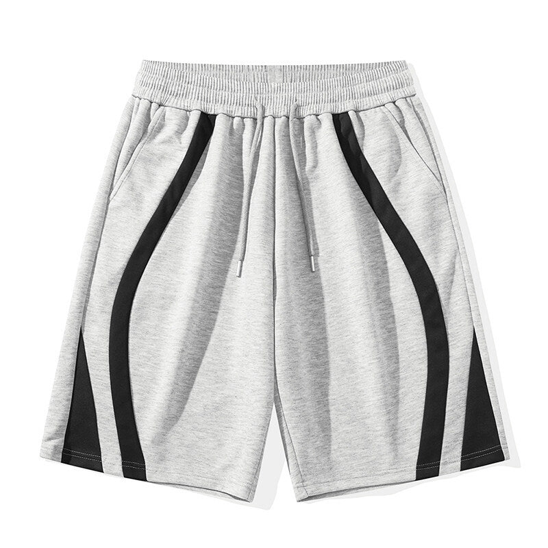 Herren Sportliche Shorts mit elastischem Bund und seitlichen Kontraststreifen EB