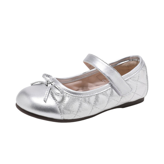 Mädchen Mary Jane Ballerinas mit glänzendem Obermaterial EB