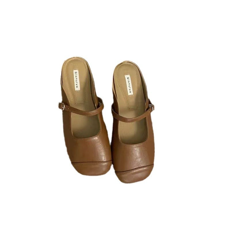Damen Premium Clogs mit modischem Schnallen-Detail und bequemer Sohle EB